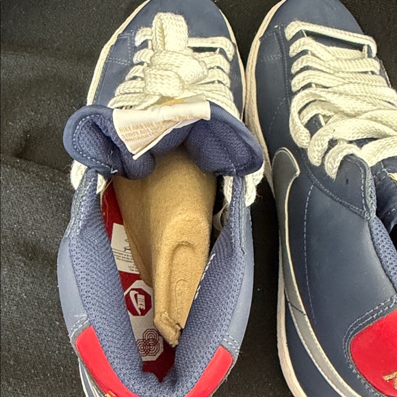 Nike Men's Blue High-Top Sneakers Size 10 - Picture 4 of 10